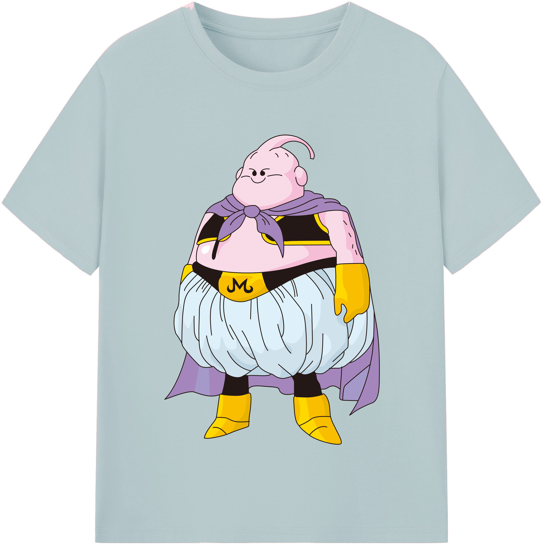 （画像用） ドラゴンボール 魔人ブウ DRAGON BALL Majin Buu 綿100％半袖Tシャツ（フロントプリント）